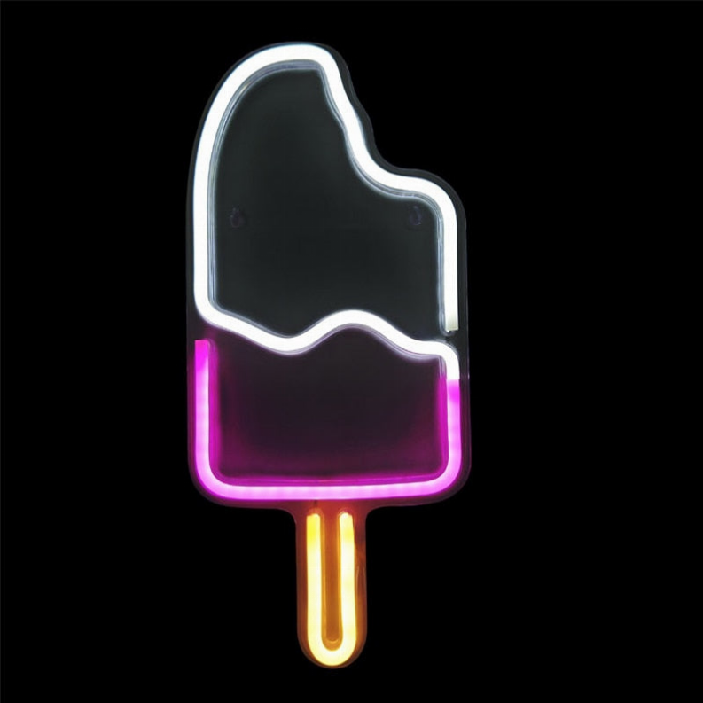 Popsicle LED Neon Light Wall Sign