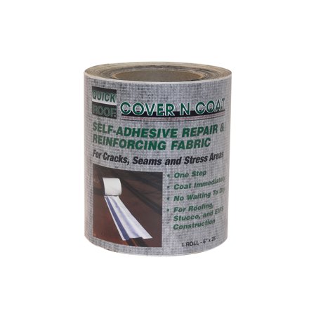 Quick Roof Cover Ftn Coat Is A Self-Adhesive Repair And Reinforcing Fabric