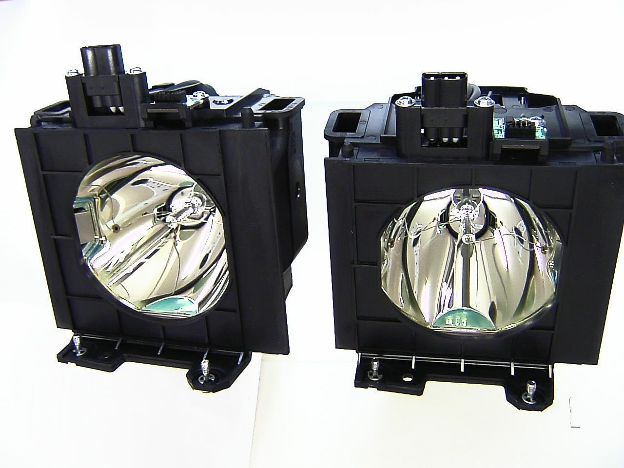 ET-LAD57W Panasonic Twin-Pack Projector Lamp Replacement (contains two lamps). Projector Lamp Assembly with High Quality OEM Co
