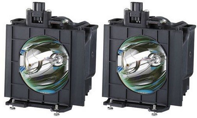 ET-LAD7700W Panasonic Twin-Pack Projector Lamp Replacement (contains two lamps). Projector Lamp Assembly with High Quality OEM