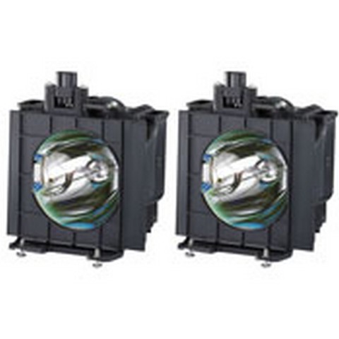 PT-D5500 Panasonic Twin-Pack Projector Lamp Replacement (contains two lamps). Projector Lamp Assembly with High Quality OEM Com