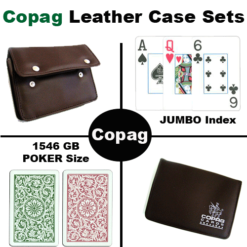 1546 GB Poker Jumbo Leather Case