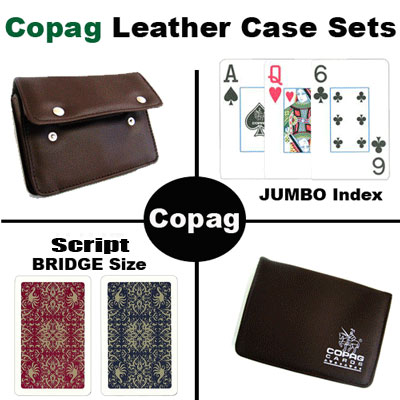 Script Bridge Jumbo Leather Case