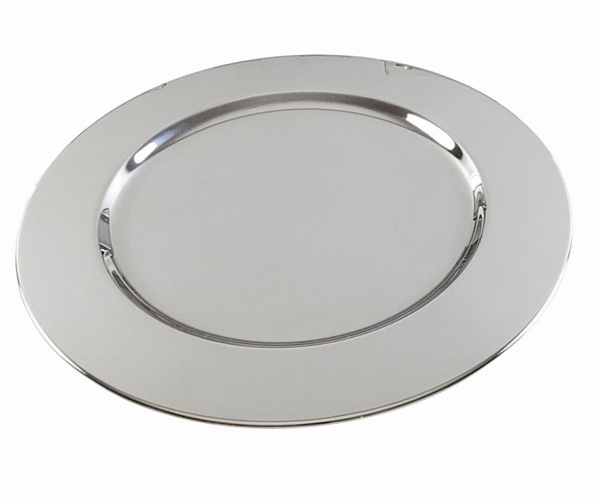 Charger 12" Dinner Plate Silver Plate