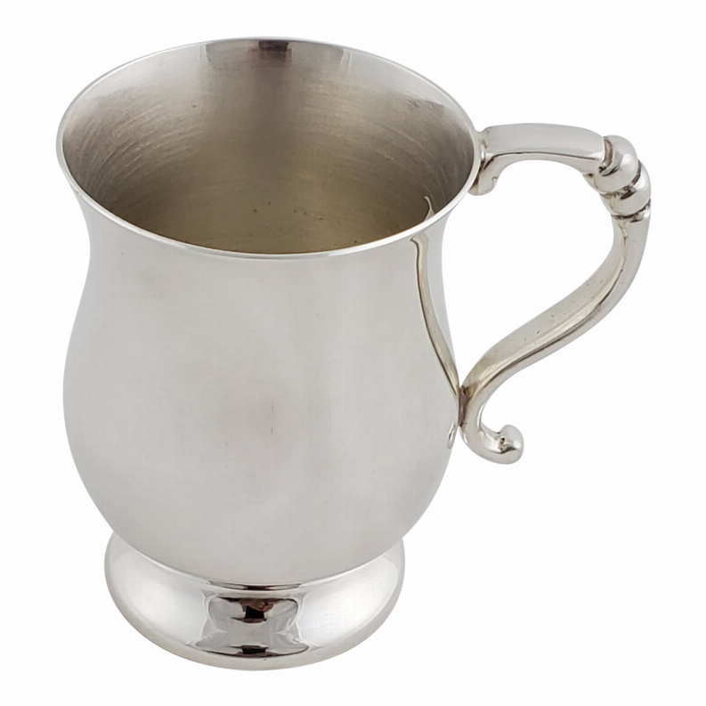 Child's Cup - Silver Plain English Pewter