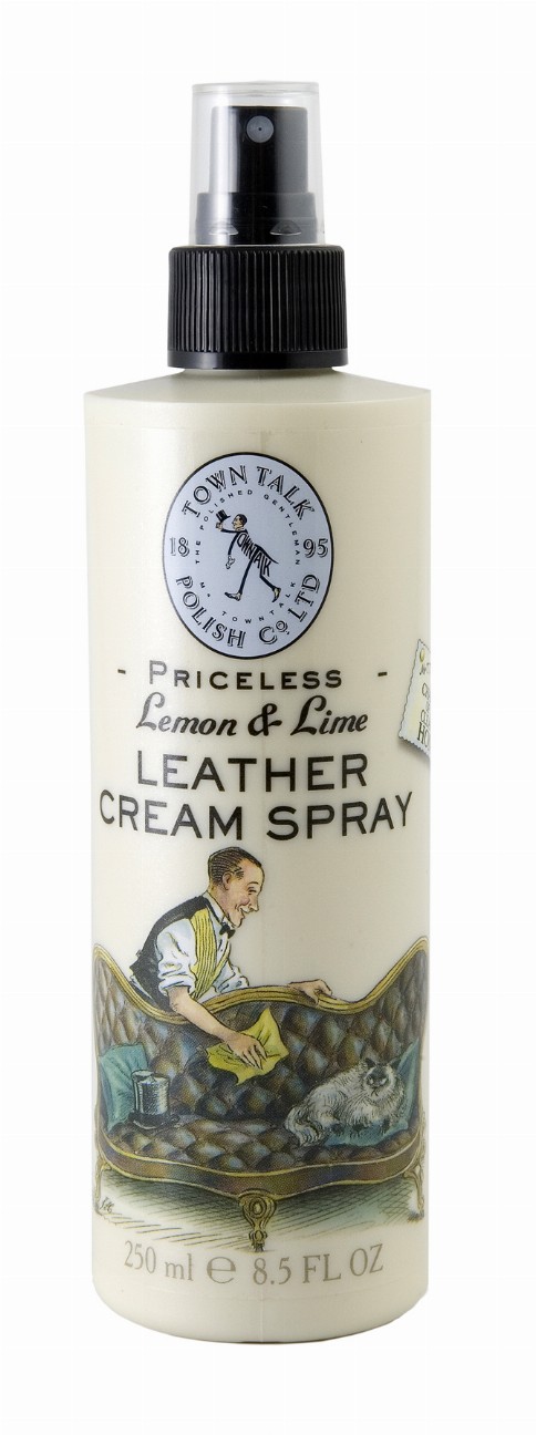 Town Talk Lemon & Lime Leather Cream Silver Spray 8.5 fl oz