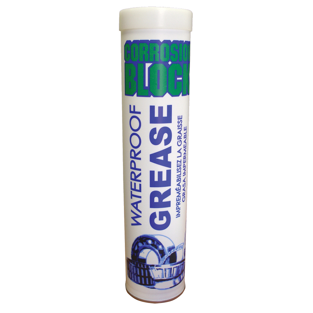 Corrosion Block High Performance Waterproof Grease - 14oz Cartridge - Non-Hazmat, Non-Flammable & Non-Toxic *Case of 10*
