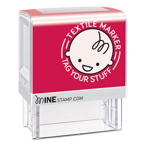 Consolidated Stamp Mine Personalized Stamp Kit - Custom Message Stamp - 3 Line(s) - 14 Characters/Line - 1.50" Impression Width 