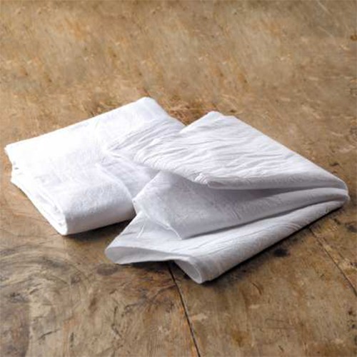 Premium Flour Sack Towel by Craft Basics (Pack of 10) - 20" x 20" Soft white