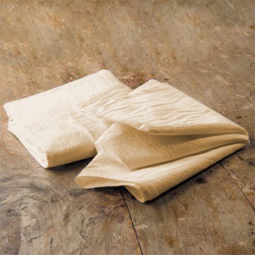 Premium Flour Sack Towel by Craft Basics (Pack of 10) - 20" x 20" Natural (unbleached)