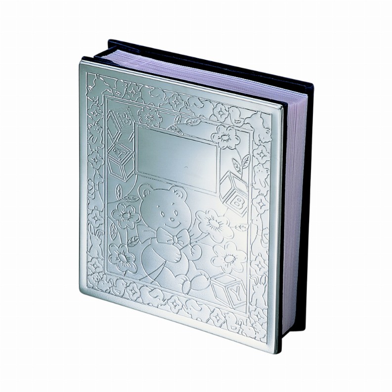 Bright Baby Icon Album, Nickel Plated Holds 100 4"