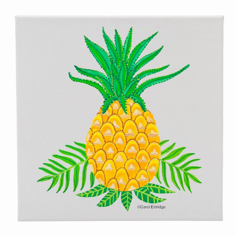 Canvas 12X12 Pineapple