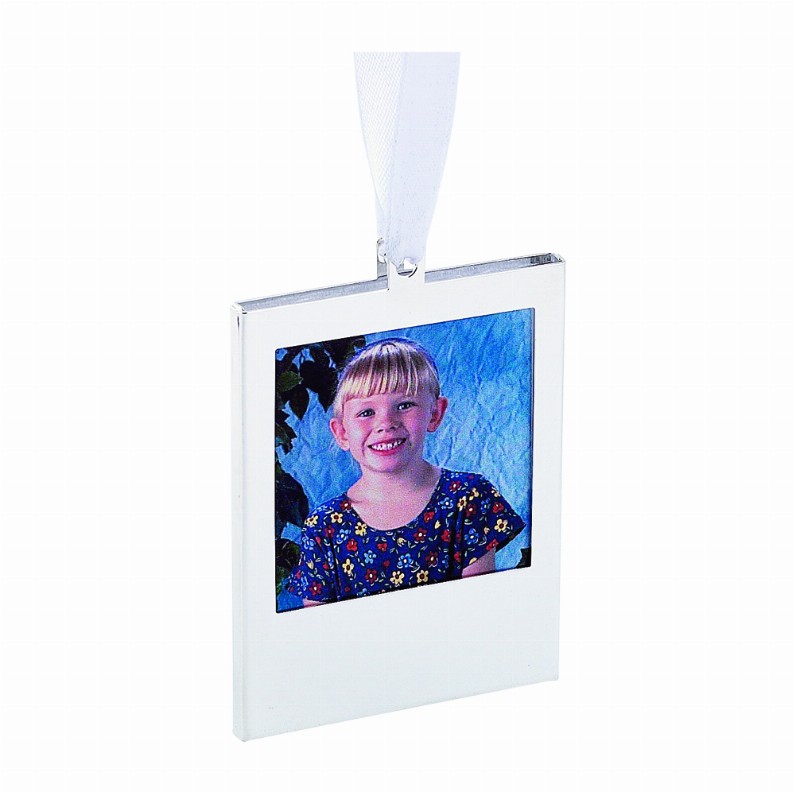 Hanging Frame, Nickel Plated Holds 2" X 2" Photo