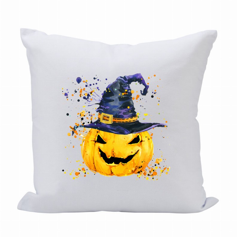 Pillow 16X16 Pumpkin With Hat