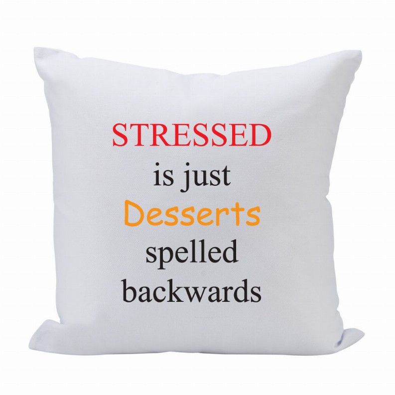 Pillow 16X16 Stressed/Desserts
