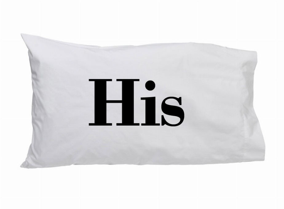 Pillow Case His (Block)