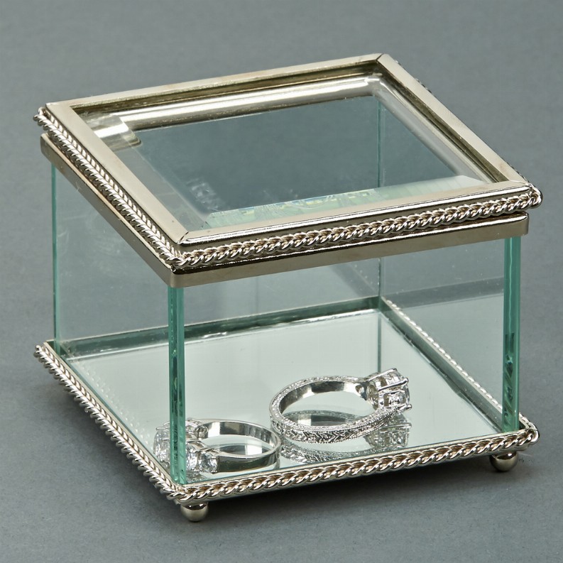 Square Hinged Box, Glass