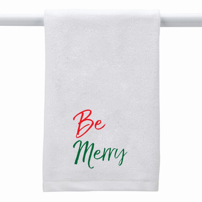 White Towel Be Merry