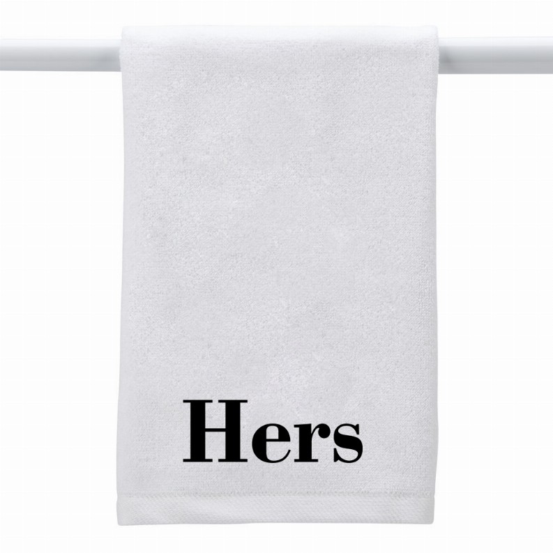 White Towel Hers (Block)