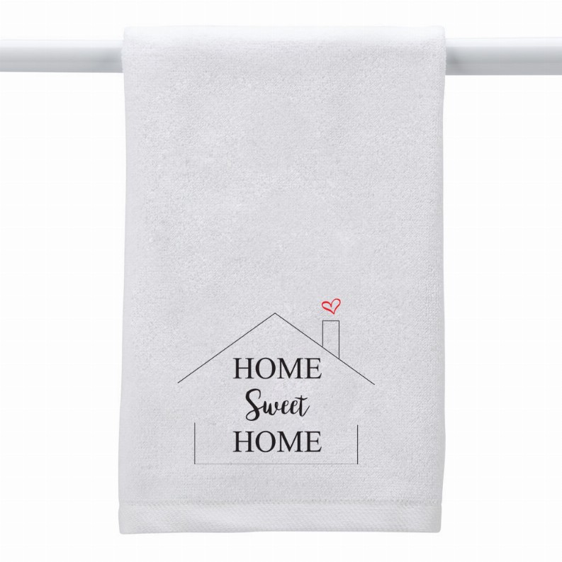 White Towel Home Sweet Home (House)