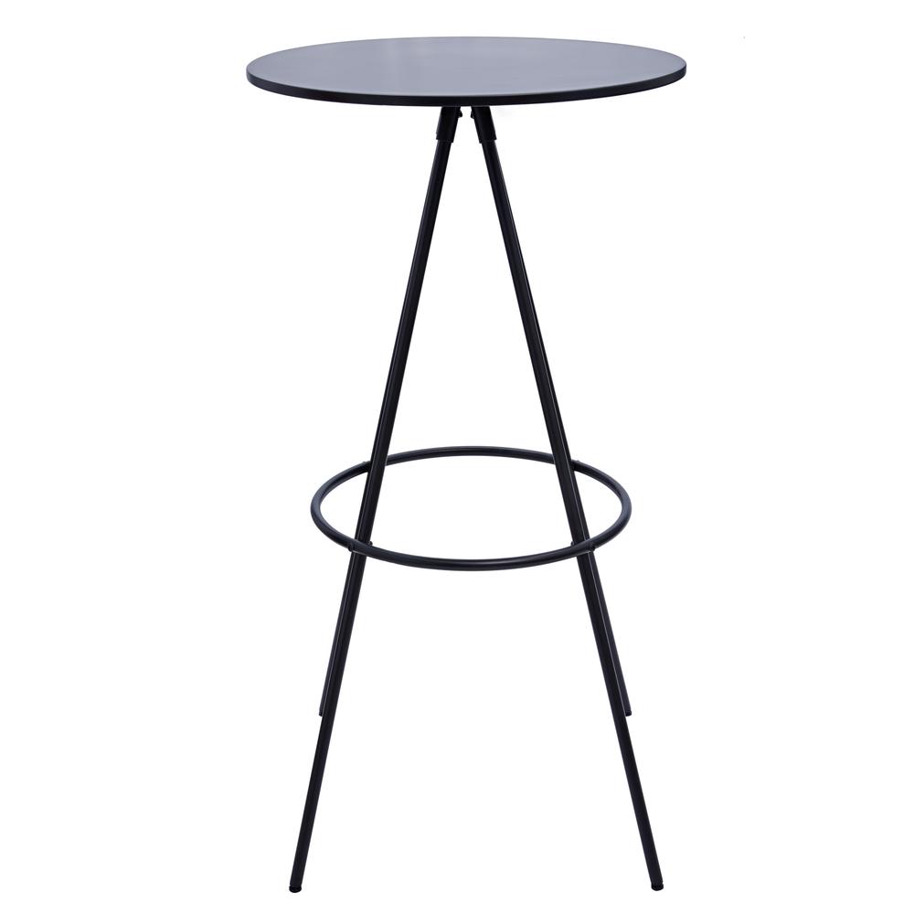 Modern MDF top Bar table with metal table legs