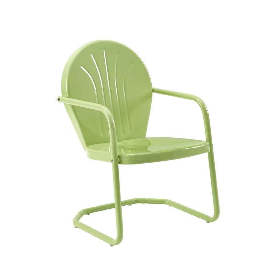 Griffith Outdoor Metal Armchair Key Lime Gloss