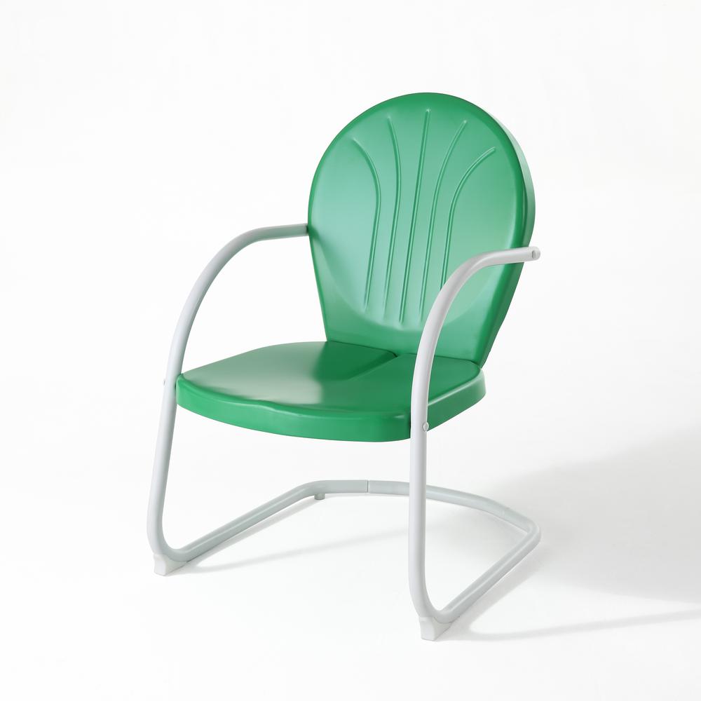 Griffith Outdoor Metal Armchair Kelly Green Gloss