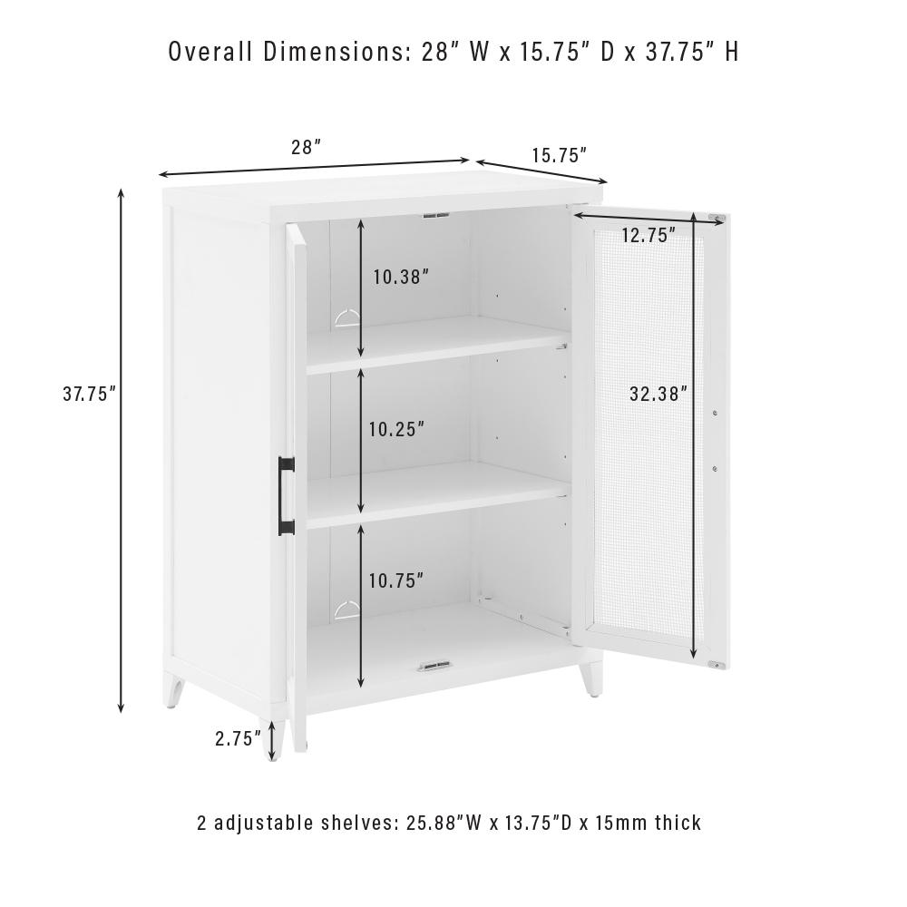 Milo Stackable Storage Pantry White