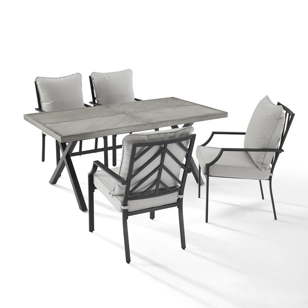Otto 5Pc Outdoor Metal Dining Set