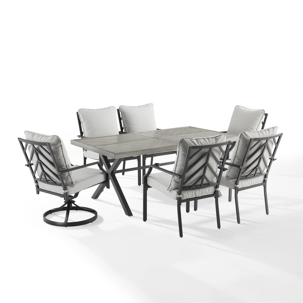Otto 7Pc Outdoor, Metal Dining Set