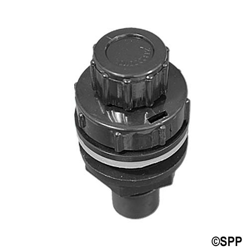Drain Assembly, Valve, CMP Economy, 1/2"S w/ 3/4"RB Adapter & Cap