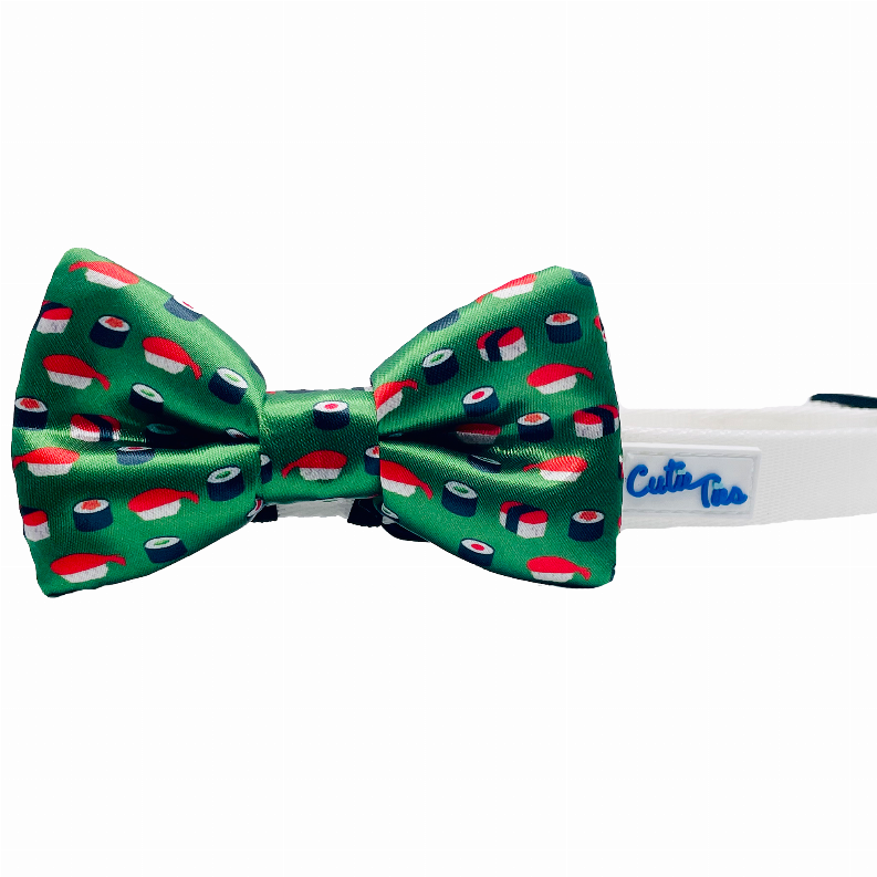 Cutie Ties Dog Bow Tie - One Size Green