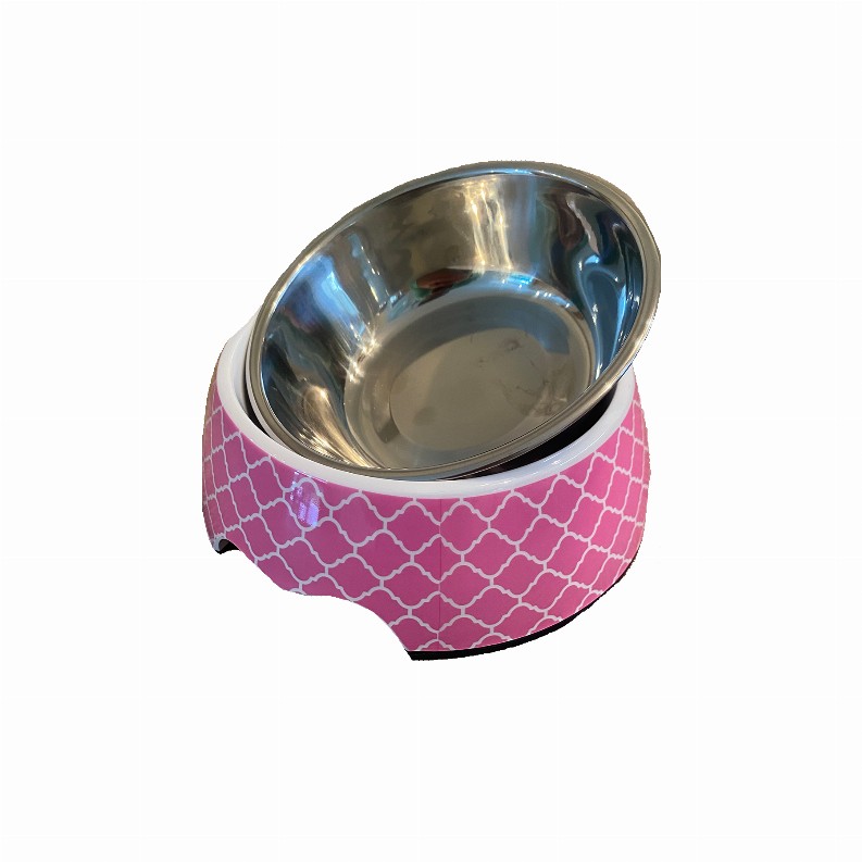 Cutie Ties Dog Bowl - Medium Cutesy Pink