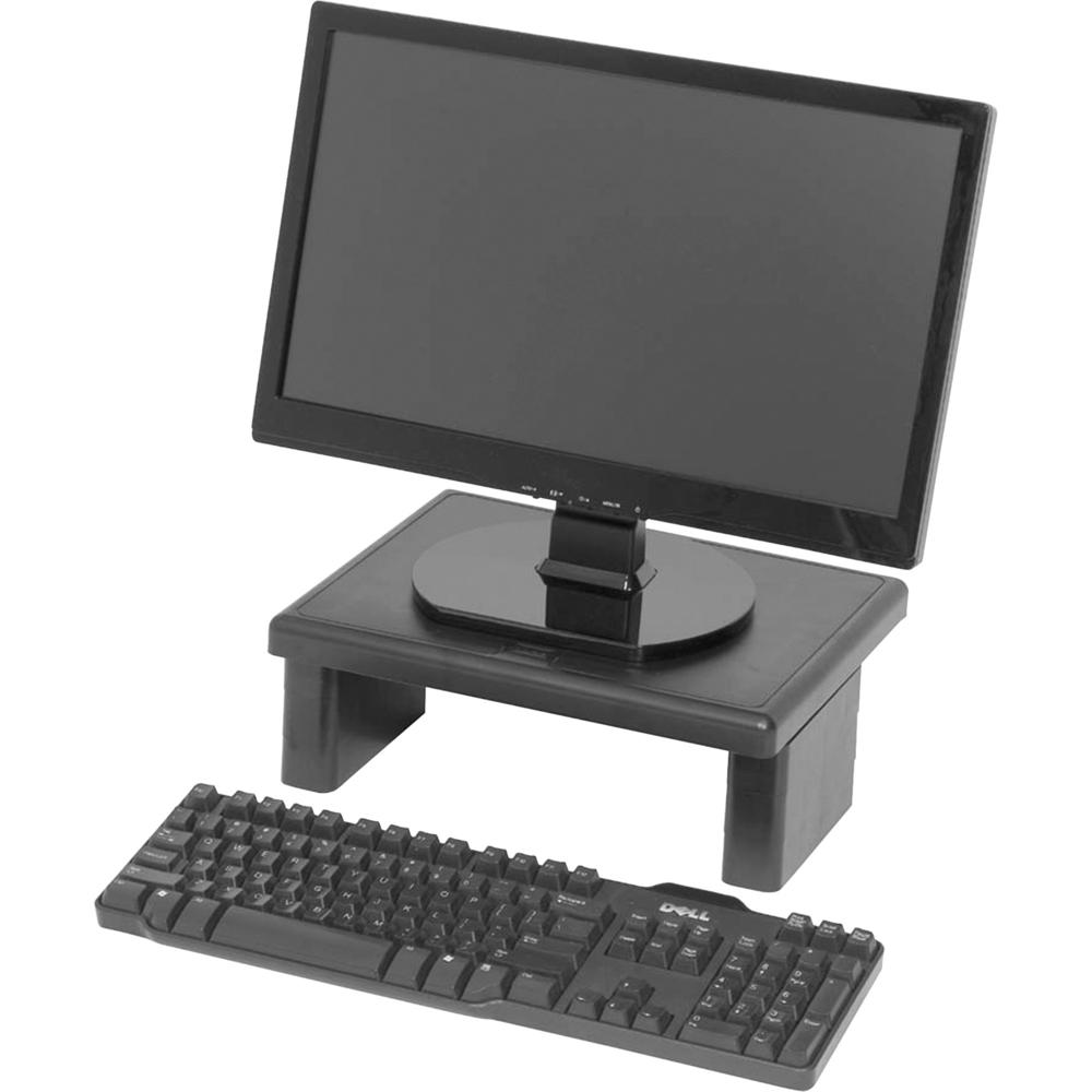 DAC Height Adjustable LCD/TFT Monitor Riser - 66 lb Load Capacity - Flat Panel Display Type Supported - 4.8" Height x 13" Width 