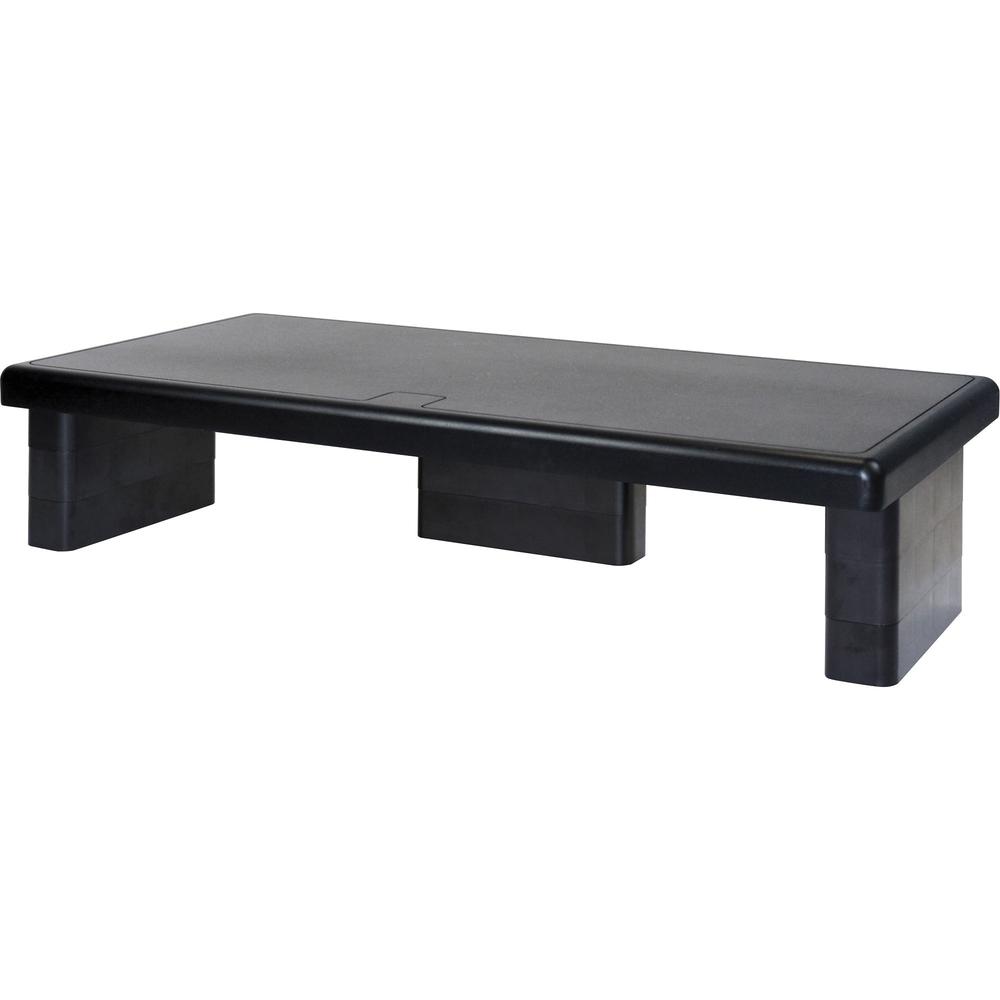 DAC Stax Ergonomic Height Adjustable Ultra Wide Monitor Stand - 66 lb Load Capacity - 4.8" Height x 22" Width x 10.5" Depth - Pl