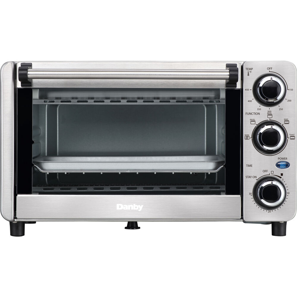 0.4 Cu. Ft. 4 Slice Toaster Oven, Holds 9" Pizza
