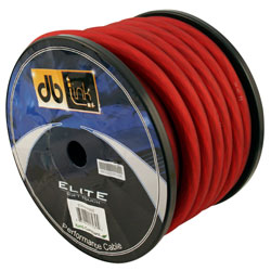 0GA/50' POWER CABLE RED SUPERFLEX SOFT
