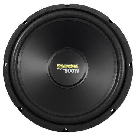 Coustic 12" Woofer 250W RMS/500W Max Single 4 Ohm Voice Coil