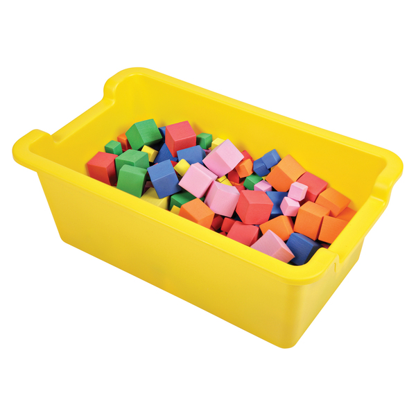Kids Rectangular Storage Bin Yellow