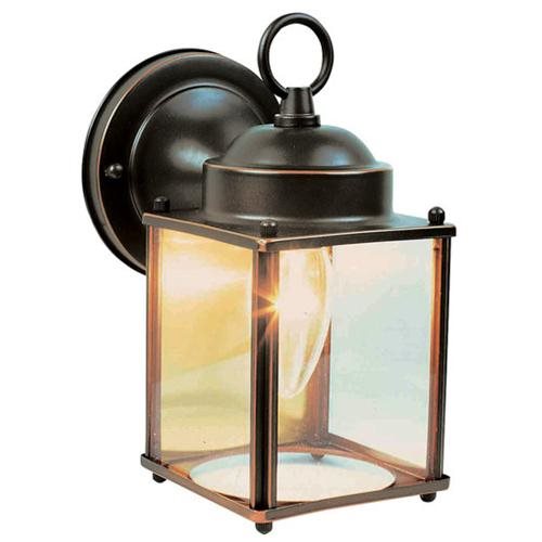 Coach Outdoor Downlight, 4.5-Inch by 8-Inch, Oil Rubbed Bronze
