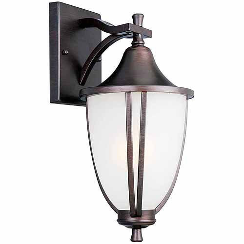 Ironwood Outdoor Downlight, 8.375-Inch by 14.75-Inch, Brushed Bronze