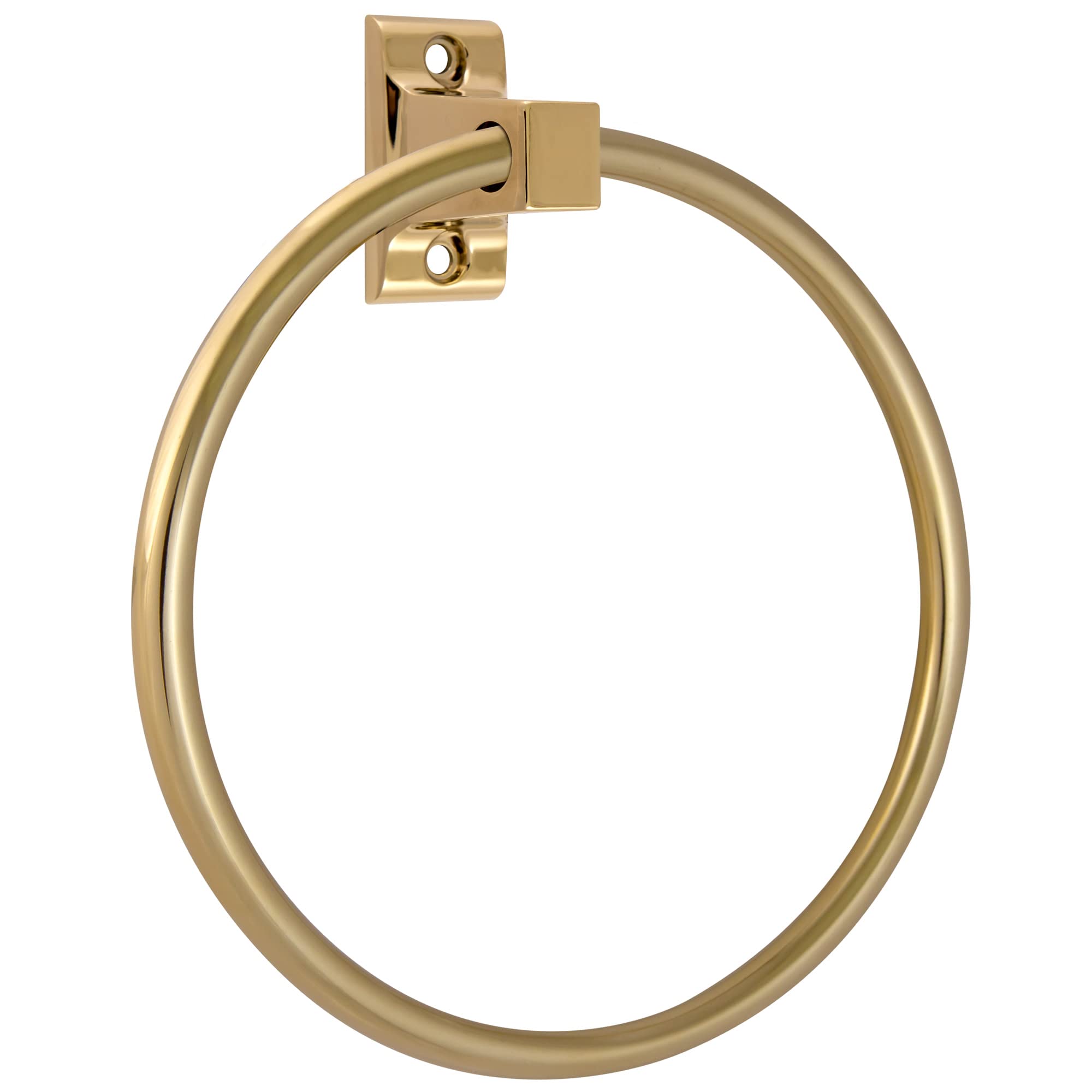Millbridge Towel Ring, Polished Brass