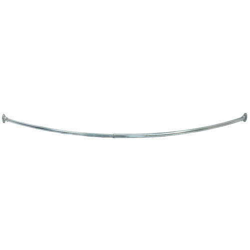 Curved Shower Rod, Satin Nickel