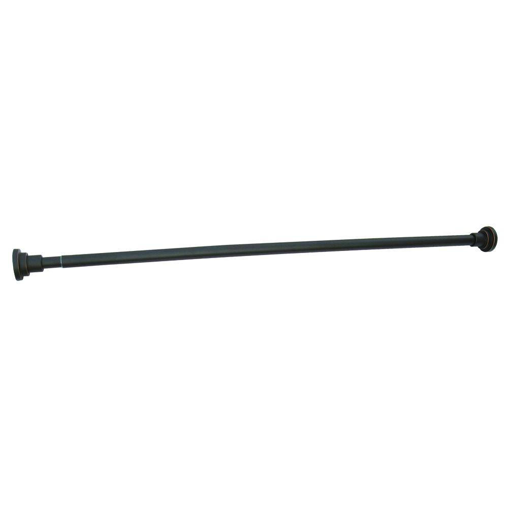 Adjustable Shower Rod, Oil Rubbed Bronze