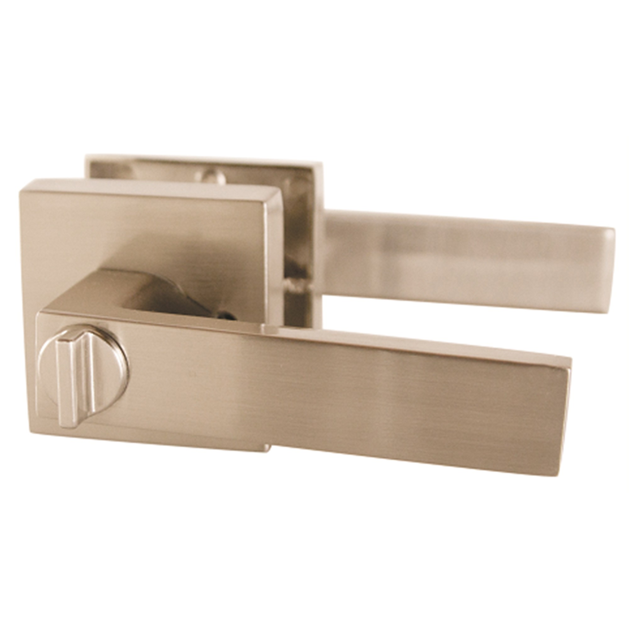 Design House 581116 Karsen Bed and Bath Lever, Reversible for Left or Right Handed Doors, Satin Nickel Finish