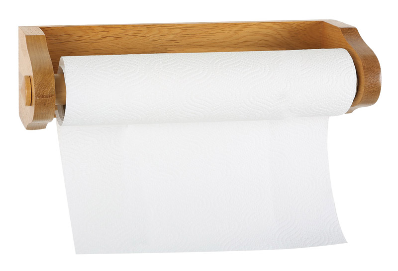 Dalton Paper Towel Holder, Honey Oak Finish