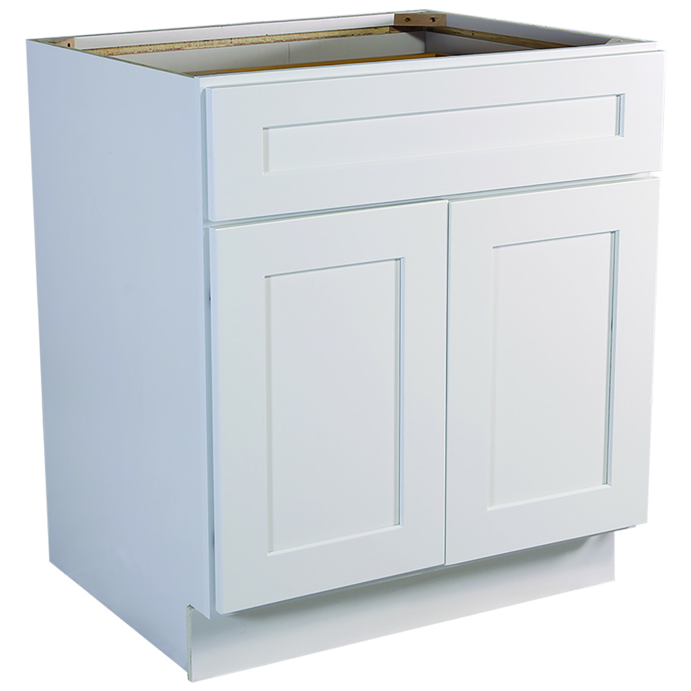 Design House 561365 Brookings 24-Inch Base Cabinet, White Shaker