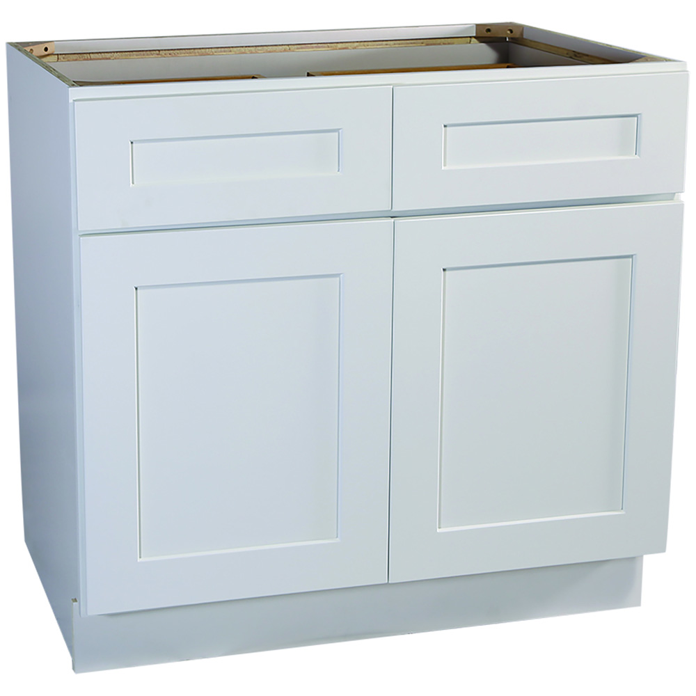 Design House 561407 Brookings 36-Inch Base Cabinet, White Shaker