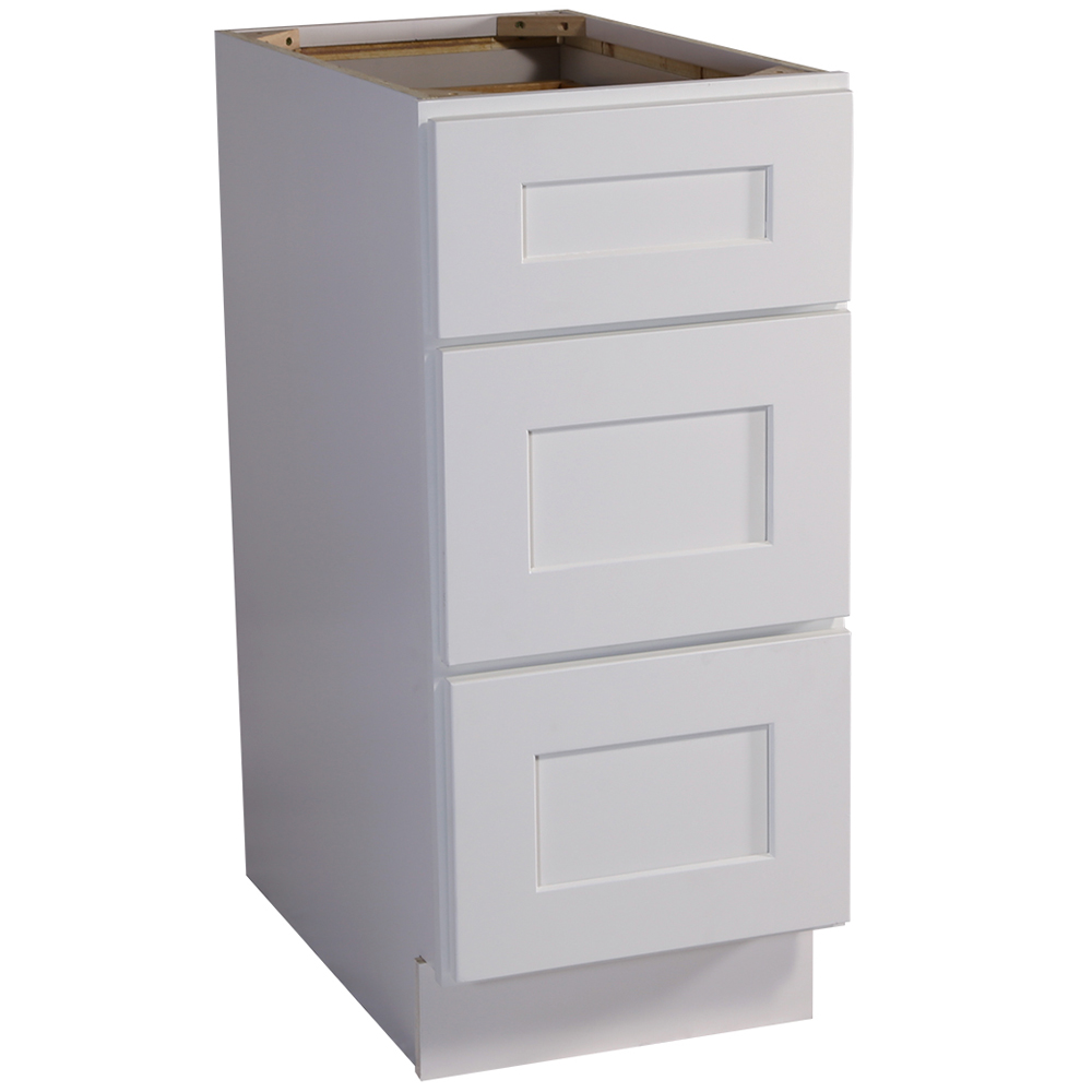 Design House 561449 Brookings 12-Inch Drawer Base Cabinet, White Shaker