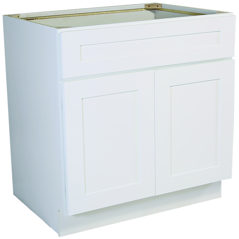 Design House 561472 Brookings 30-Inch Sink Base Cabinet, White Shaker